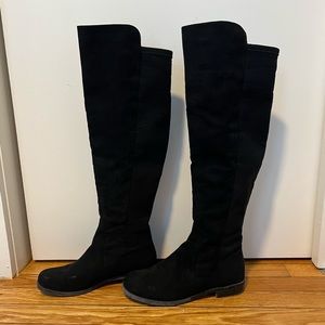 Unisa Shoes Unisa Womens Ungilleany Stacked Heel Knee High